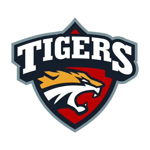 Modèle de logo de tigre — Image vectorielle