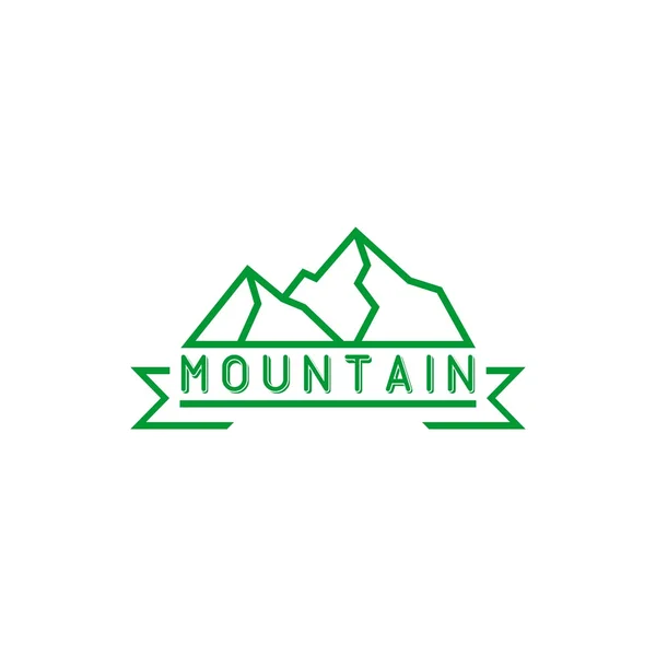 Mountain Logo Template — Stock Vector