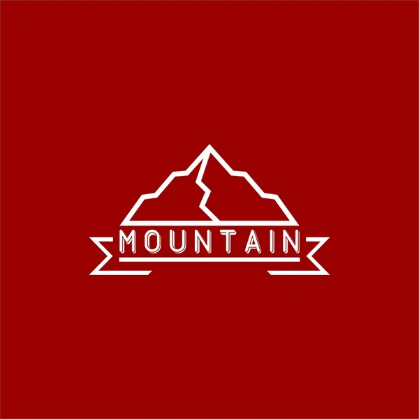 Mountain Logo Template — Stock Vector