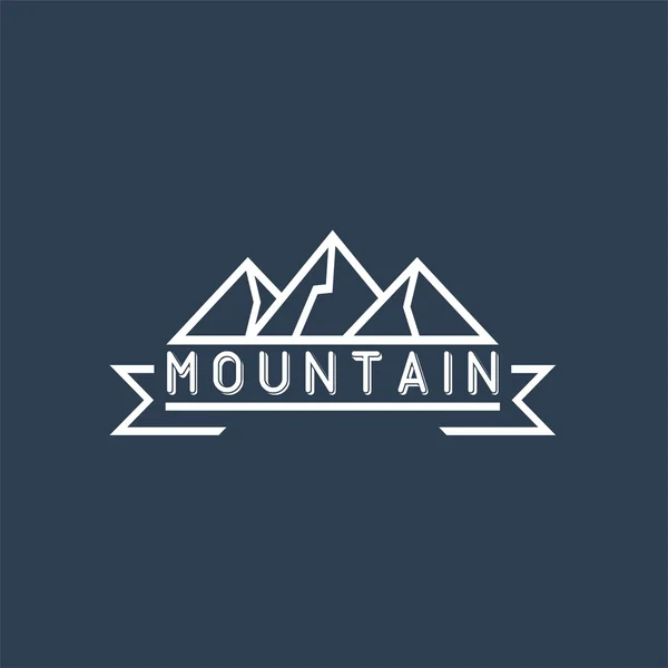 Mountain Logo Template — Stock Vector