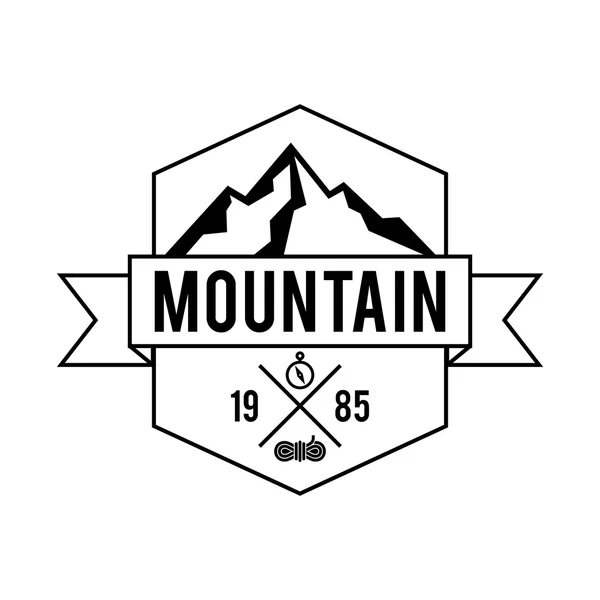 Szablon Hipstermount Logo — Wektor stockowy