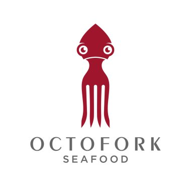 Ahtapot Logo şablonu