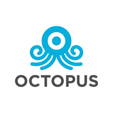 Ahtapot Logo şablonu