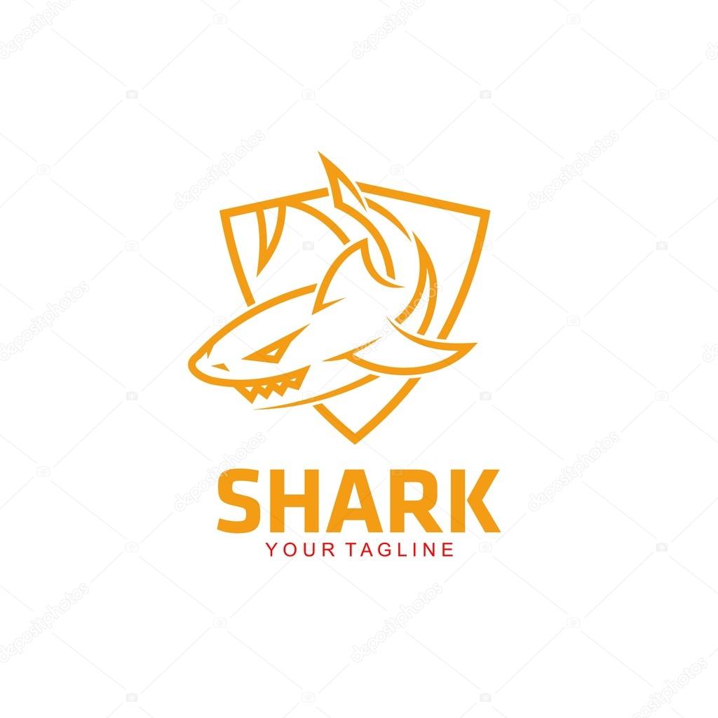 Shark Logo Template