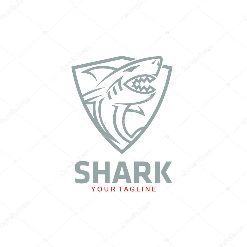 Shark Logo Template Stock Vector by ©mehibi 82176102