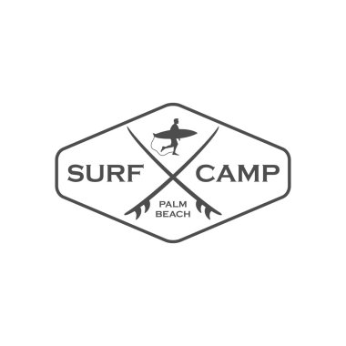 Vintage Surf şablonu