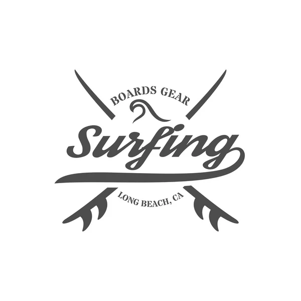 Vintage Surf sablon — Stock Vector