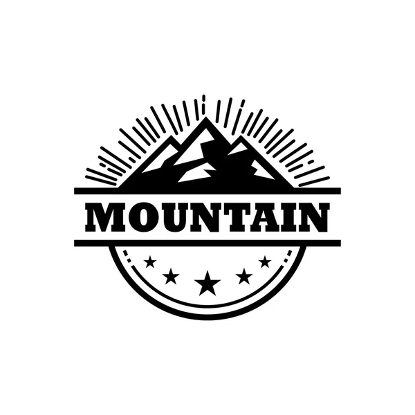 Mountain Logo Template — Stock Vector