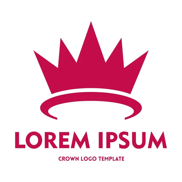 Crown Logo Template — Stock Vector