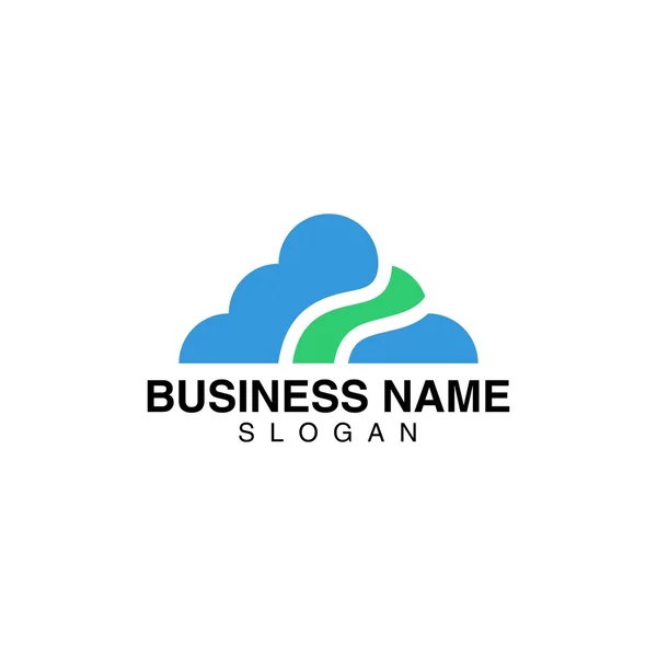 Cloud-Logo-Vorlage — Stockvektor
