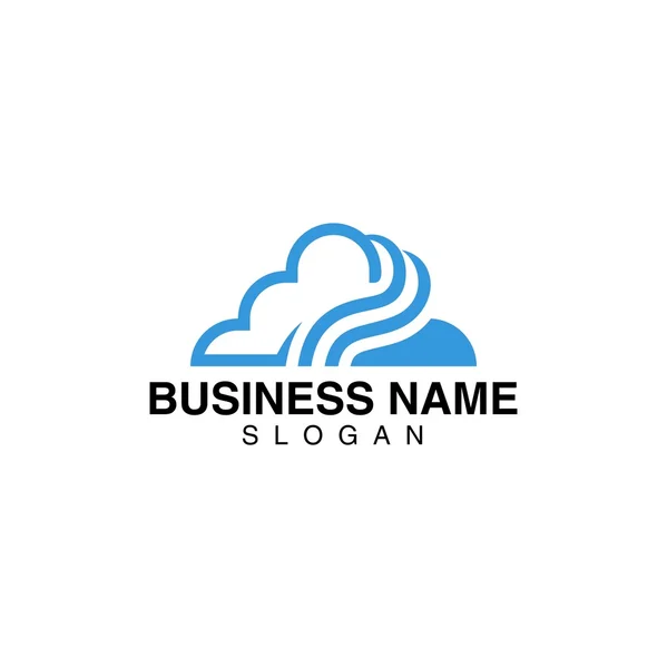 Cloud-Logo-Vorlage — Stockvektor