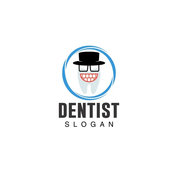 Modelo do logotipo do dentista —  Vetores de Stock