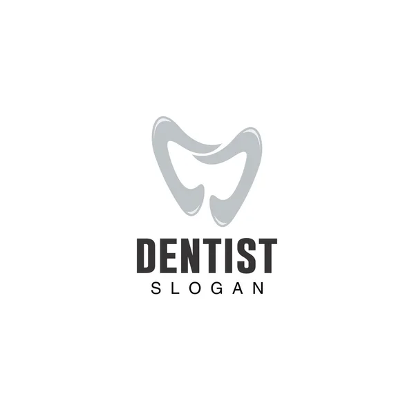 Modèle de logo du dentiste — Image vectorielle