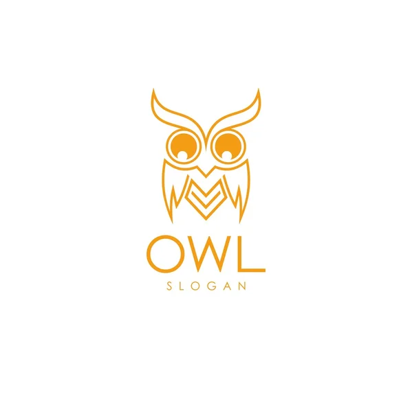 Owl Logo Template — Stock Vector