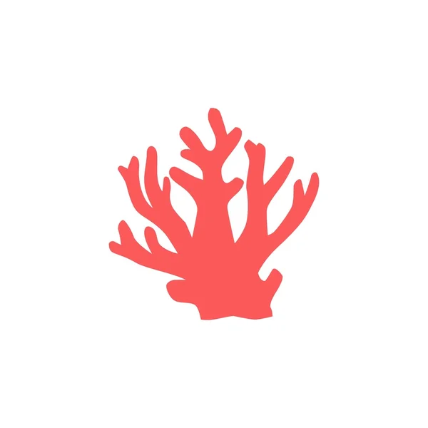 Coral and Star Fish Logo Template — 图库矢量图片