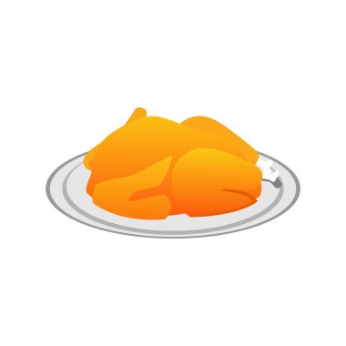 Roasted Checken Vector Template