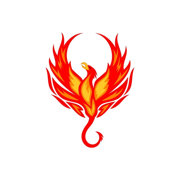 Plantilla Phoenix Vector — Vector de stock