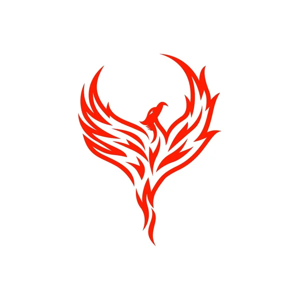 Plantilla Phoenix Vector — Vector de stock