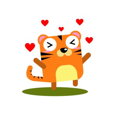 Kaplan hoş ifade vektör şablonu