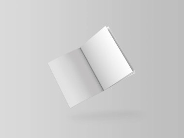 Çifte Sayfa Model (Double Page Mockup-124; Book Mockup)