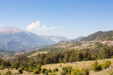 Türkiye 'nin Antalya kentindeki dağ manzarası