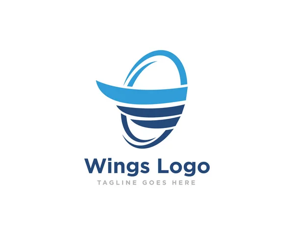 Διάνυσμα Σχεδίασης Εικονιδίου Wings Logo — Διανυσματικό Αρχείο