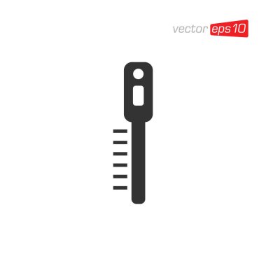 Termometre Simgesi Tasarım Vektörü İllüstrasyonu