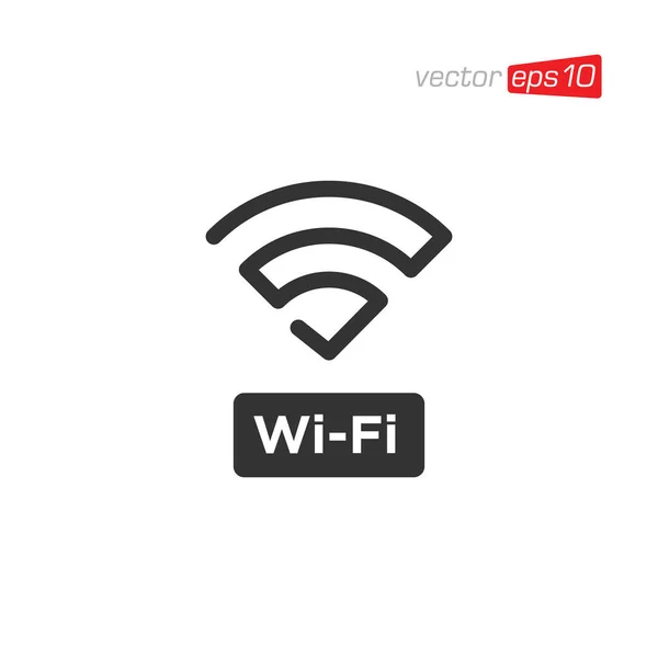 Wifi信号アイコンデザインベクトル — ストックベクタ