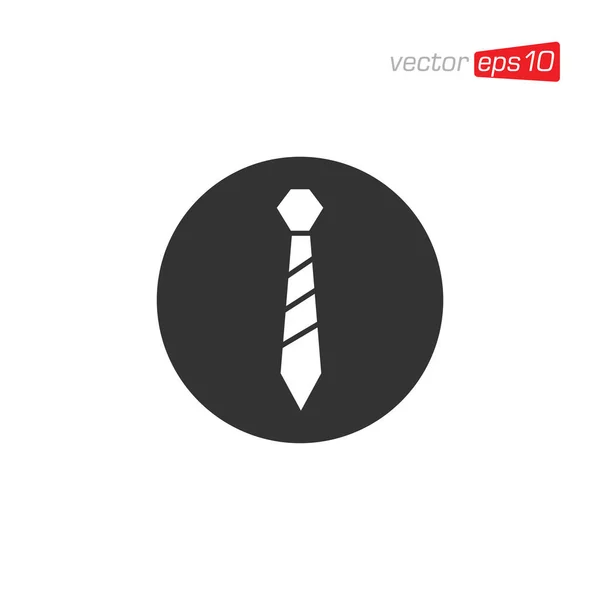 Ikona Necktie Logo Design Wektor — Wektor stockowy