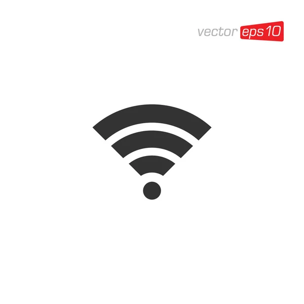 Wifi信号アイコンデザインベクトル — ストックベクタ