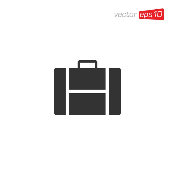 Suitcase Bag Icon Design Vector — 스톡 벡터