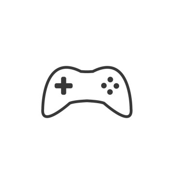 Joystick Oyun Denetleyici Simge Tasarım Şablonu