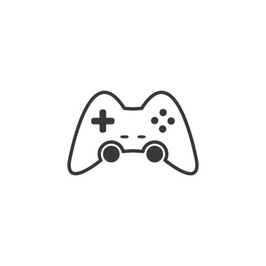 Joystick Oyun Denetleyici Simge Tasarım Şablonu