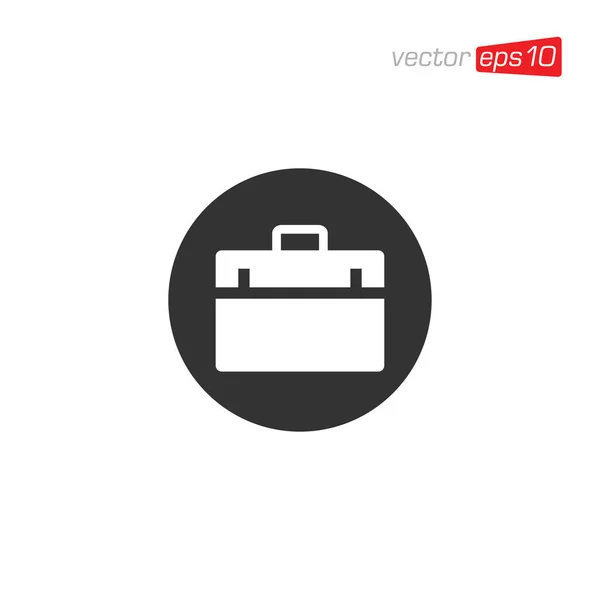 Koffer Und Tasche Icon Design Vector — Stockvektor