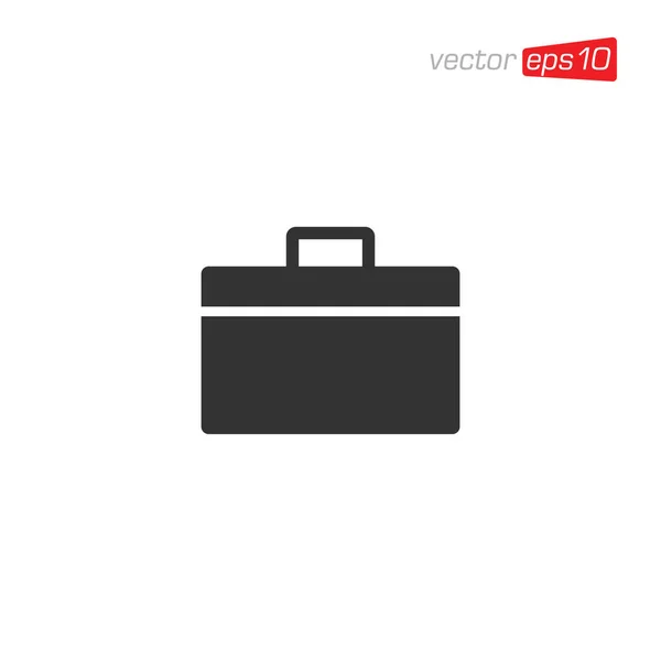 Koffer Und Tasche Icon Design Vector — Stockvektor