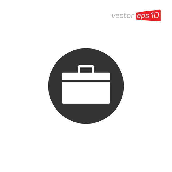 Koffer Und Tasche Icon Design Vector — Stockvektor