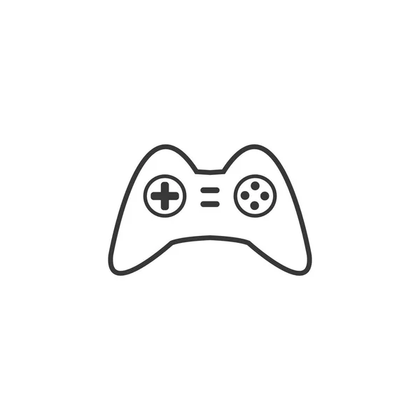 Steuerknüppel Game Controller Icon Design Template — Stockvektor