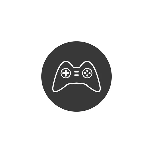Joystick Game Controller Icon Design Template —  Vetores de Stock