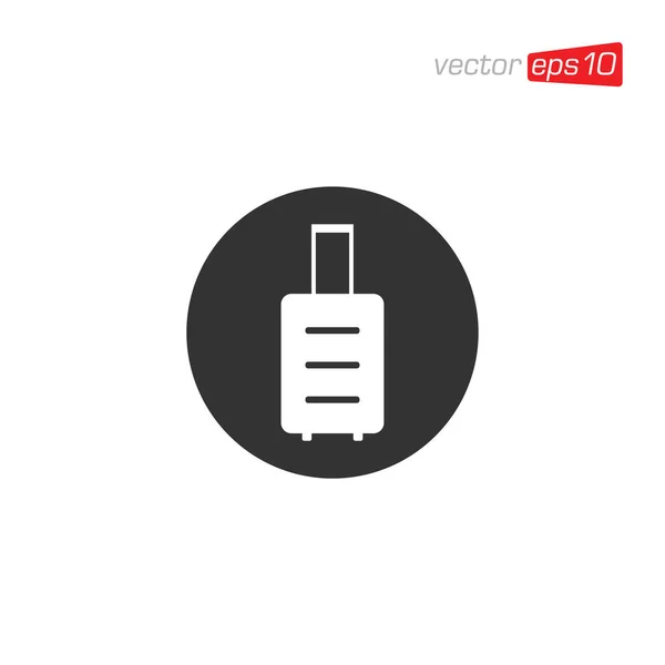 Koffer Und Tasche Icon Design Vector — Stockvektor