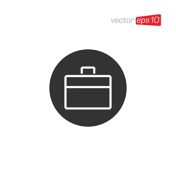 Koffer Und Tasche Icon Design Vector — Stockvektor