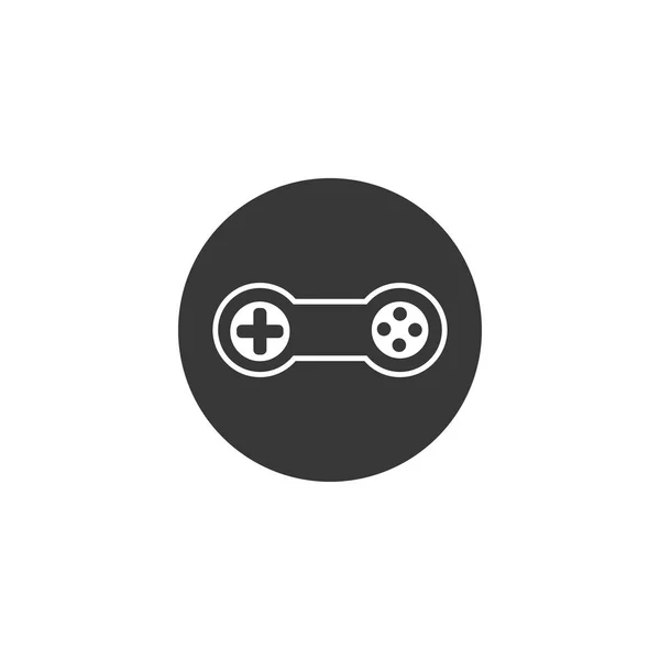 Steuerknüppel Game Controller Icon Design Template — Stockvektor