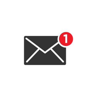 Bildirim İletisi veya E- posta Simgesi Logo Tasarımı