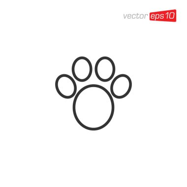 Pençe Hayvan Simgesi Tasarım Vektörü