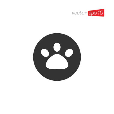 Pençe Hayvan Simgesi Tasarım Vektörü