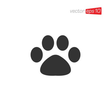 Pençe Hayvan Simgesi Tasarım Vektörü