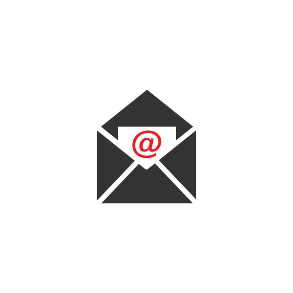 Mensagem Notificação Mail Ícone Logo Design — Vetor de Stock