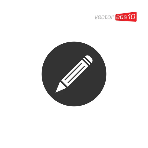 Vector Diseño Icono Lápiz Pluma — Vector de stock