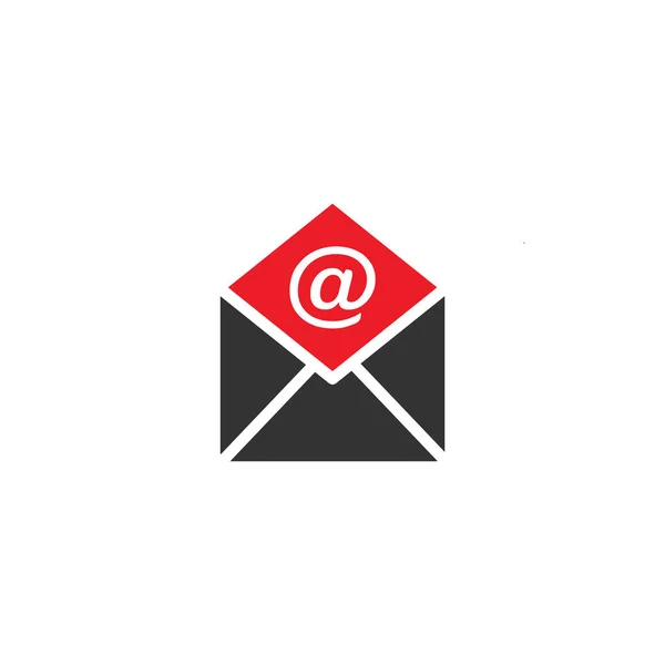 Message Notification Email Icône Logo Design — Image vectorielle