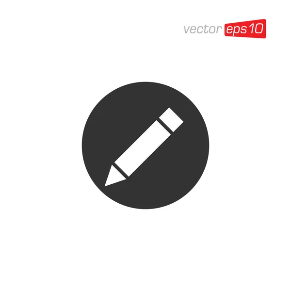Bleistift Oder Stift Icon Design Vector — Stockvektor