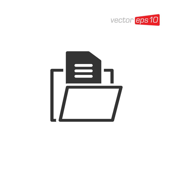 Administrador Archivos Icono Diseño Símbolos Vector — Vector de stock